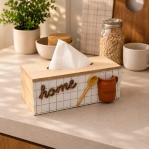 Holz Tissue Box Home Küche