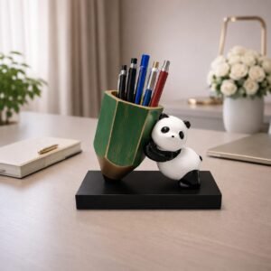 Panda Stiftehalter mit Bambusbecher